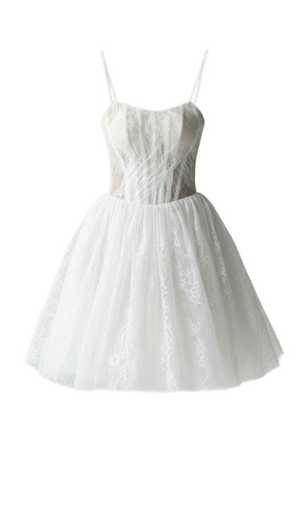 پیراهن فوژان سفید