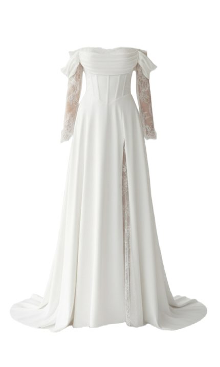 پیراهن ماکسی چکامه سفید