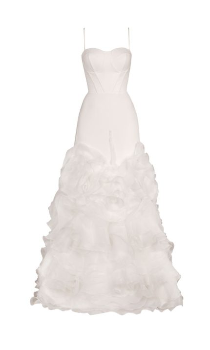 پیراهن ماکسی پرنیان سفید